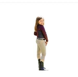 Size 6 Kids Breeches Tan